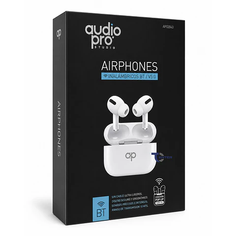 Audífonos Inalámbricos Bt Audiopro AP02443W Blanco
