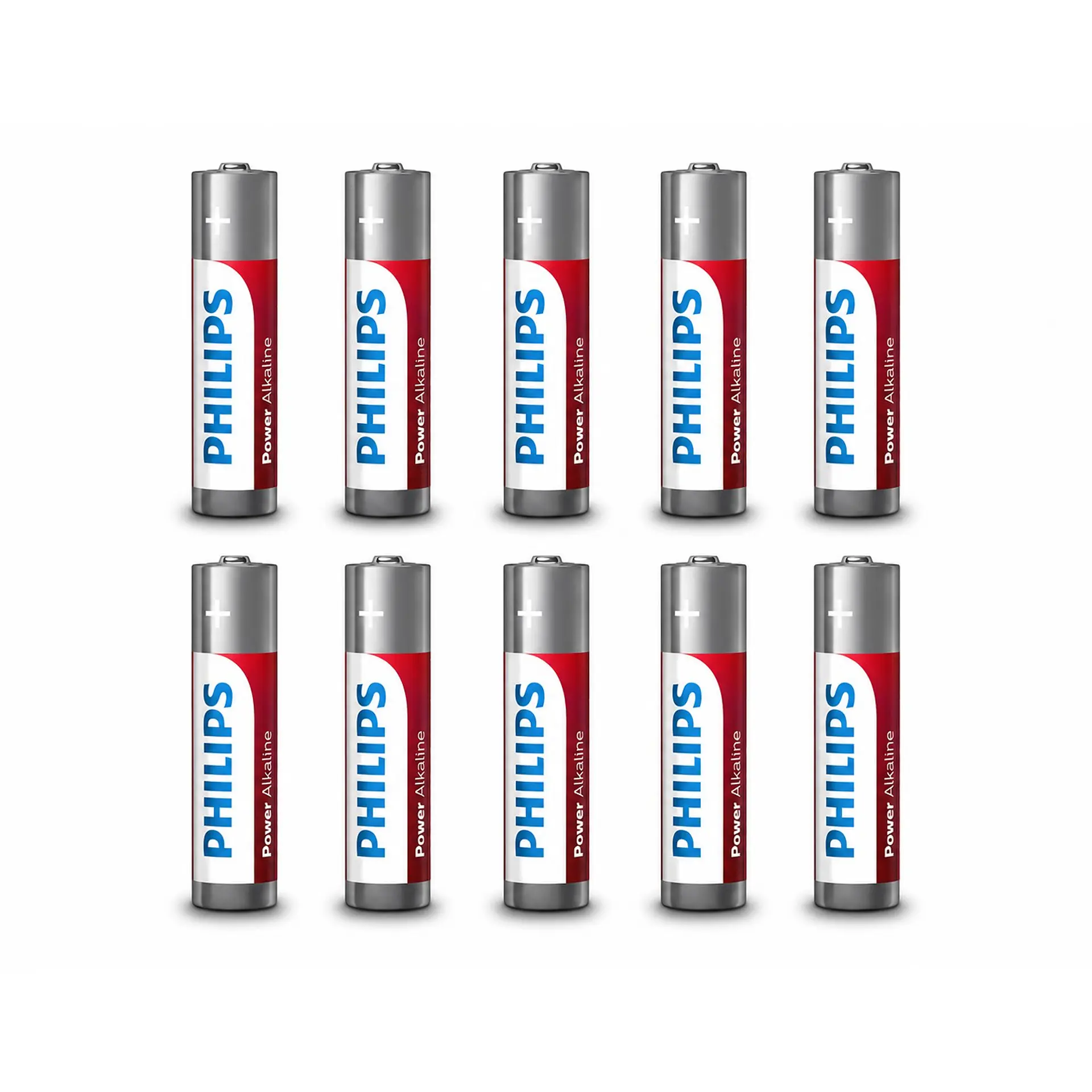 Pack 10 Pilas Alcalinas AAA Philips Power Alcaline LR03 1.5v 3