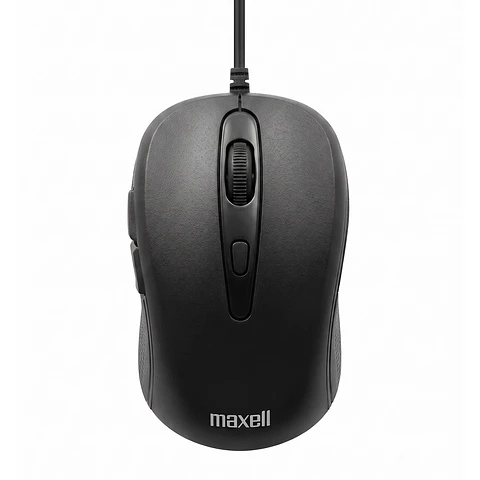 Mouse Óptico 5 Botones USB Maxell MOWR-105 Negro