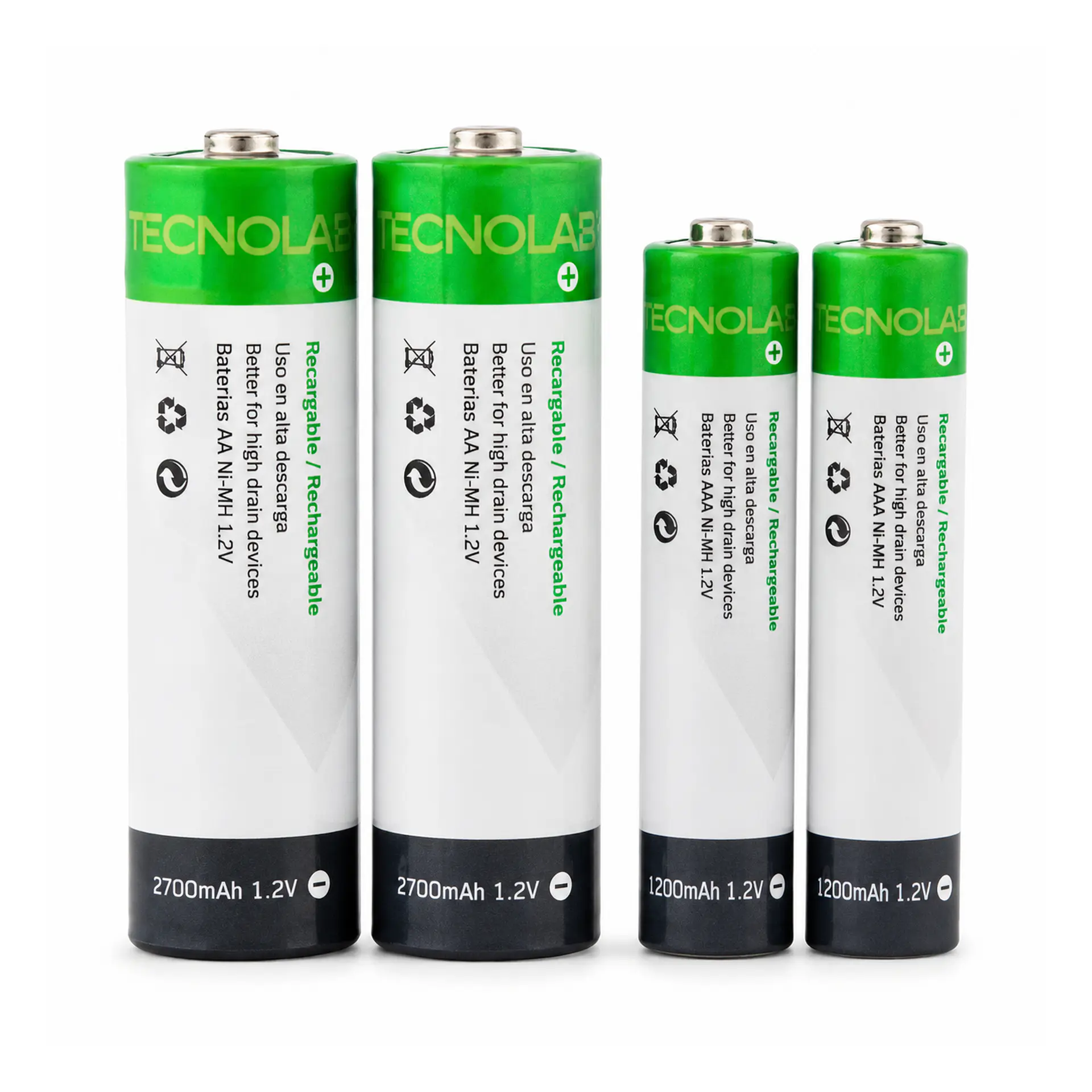Cargador De Pilas Multifuncional Tecnolab TL834 + 4 Pilas 3