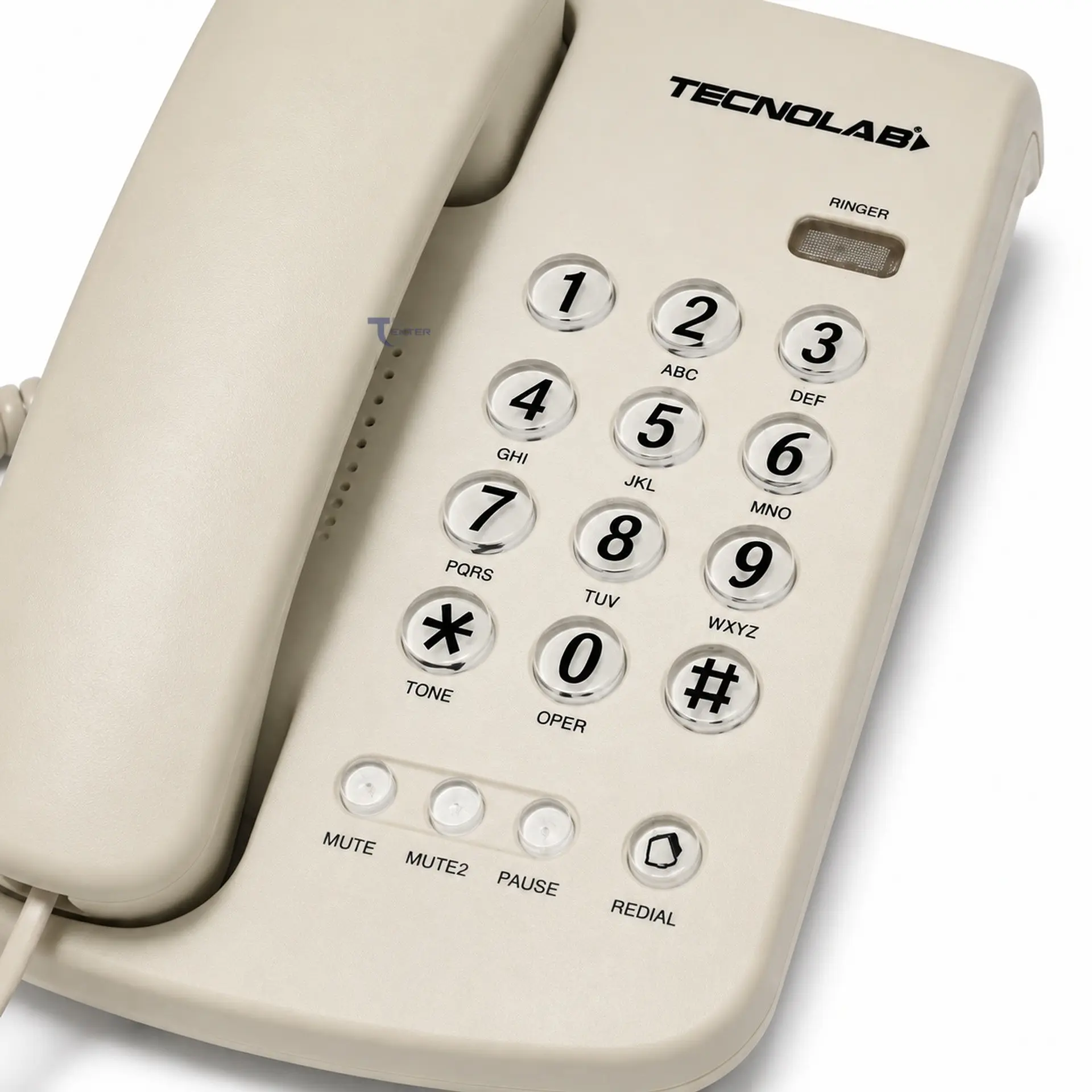 Teléfono Sobremesa Tecnolab TL483 Blanco 3