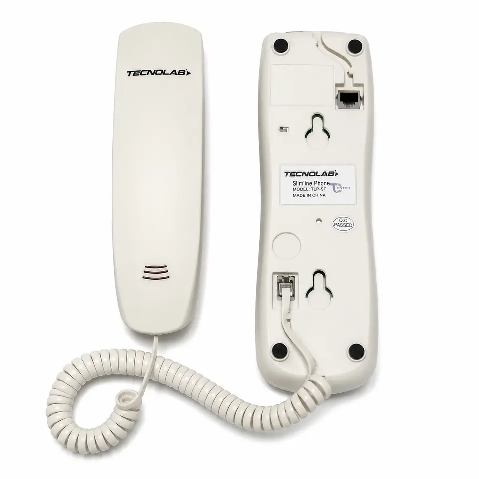 Teléfono Fijo Góndola Tecnolab TL480W Blanco 4