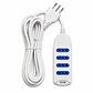 Alargador RAIMAX 5M 4 Tomas RM0061W Blanco - Miniatura 2