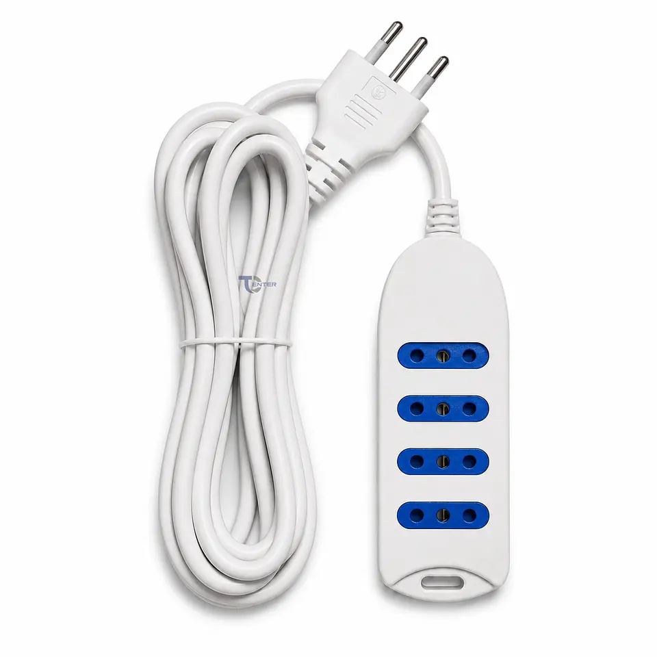 Alargador RAIMAX 5M 4 Tomas RM0061W Blanco 2
