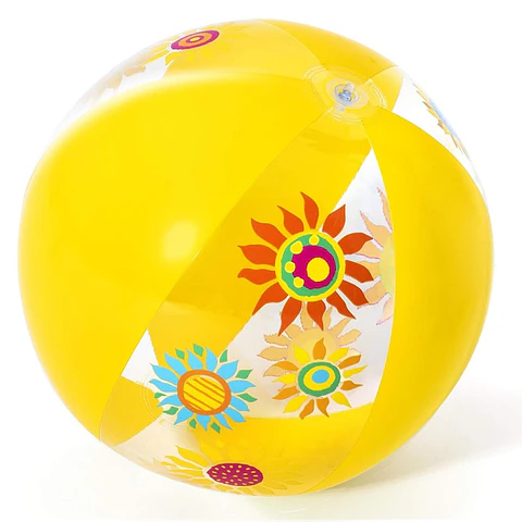 Pelota Inflable Playa Splash 51cm Amarilla Bestway