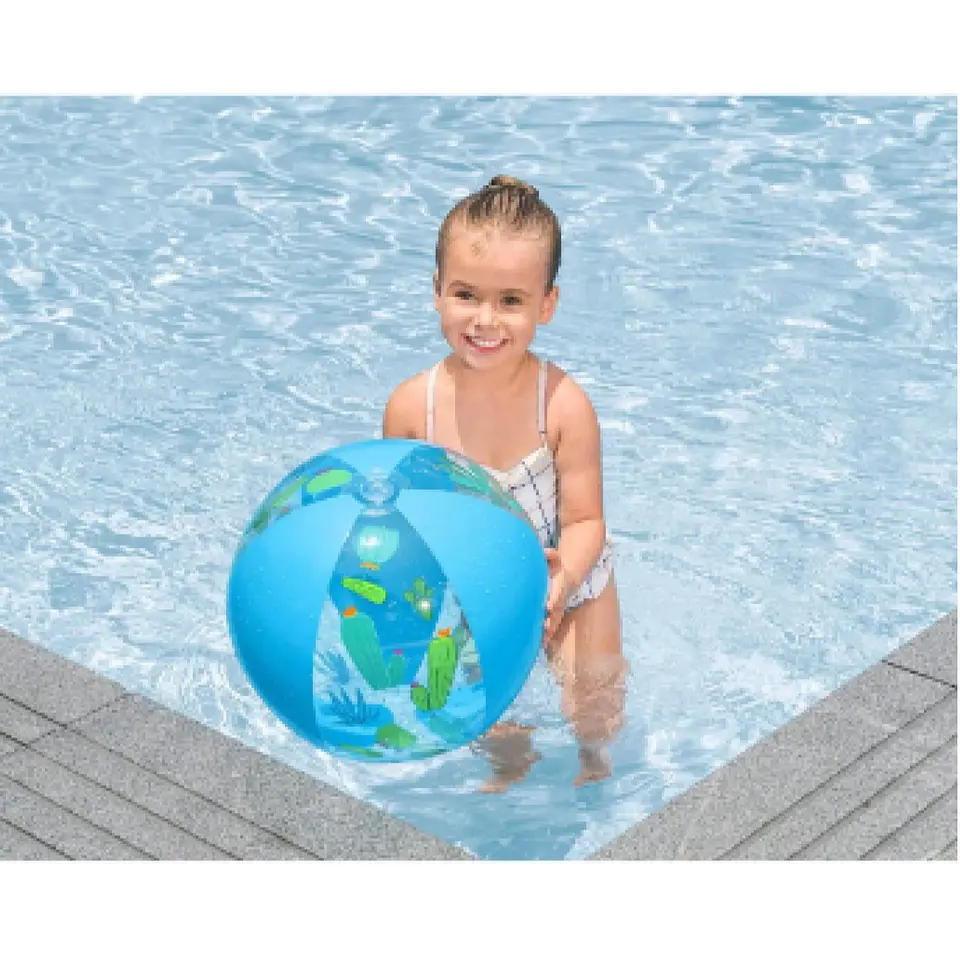 Pelota Inflable Playa Splash 51cm Bestway Azul 3