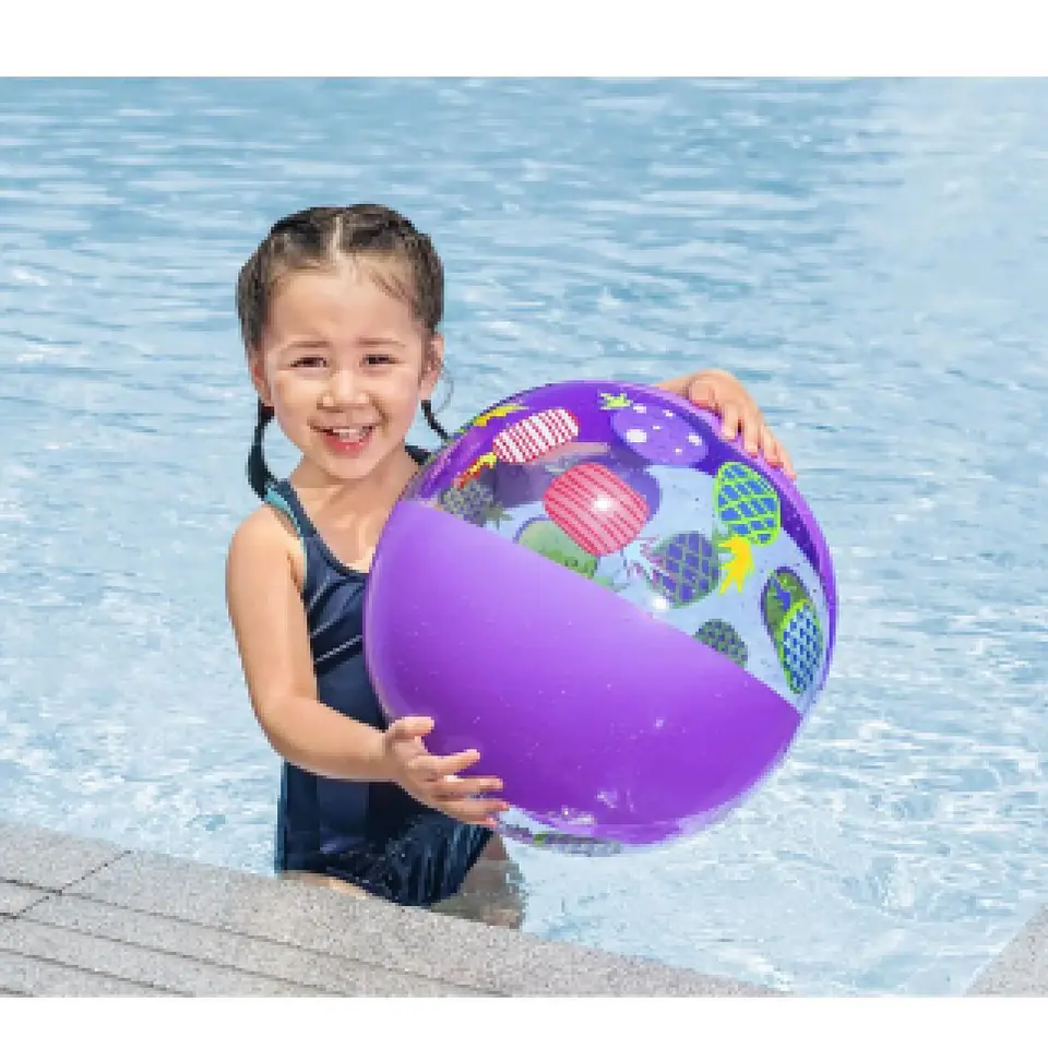 Pelota Inflable Playa Splash 51cm Morada Bestway 3