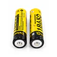Pack 2 Baterías Deleex 18650 3,7V Punta M2 - Miniatura 4