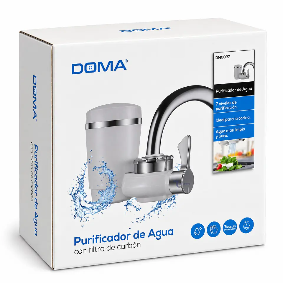 Purificador de Agua Universal Doma DM0037 Filtro de Carbón 6