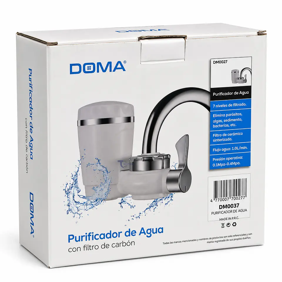 Purificador de Agua Universal Doma DM0037 Filtro de Carbón 7