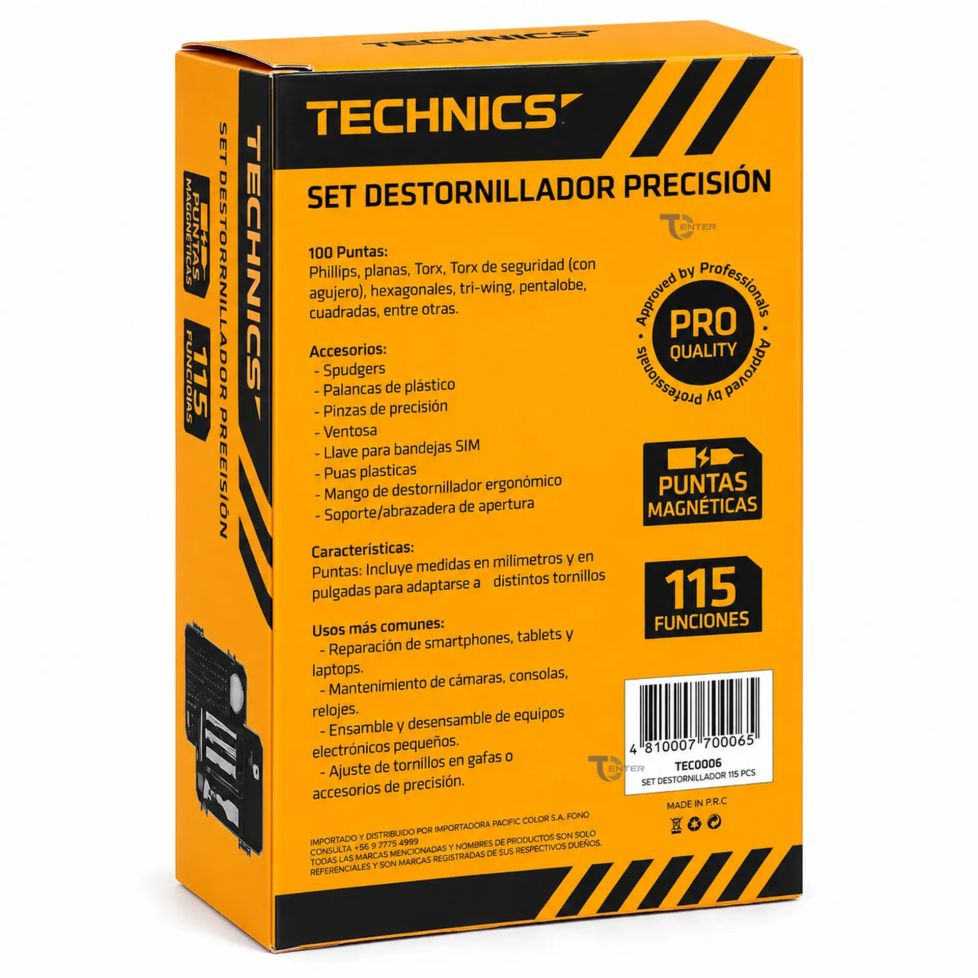 Set Destornillador Precisión Technics TEC0006 115 Funciones 7