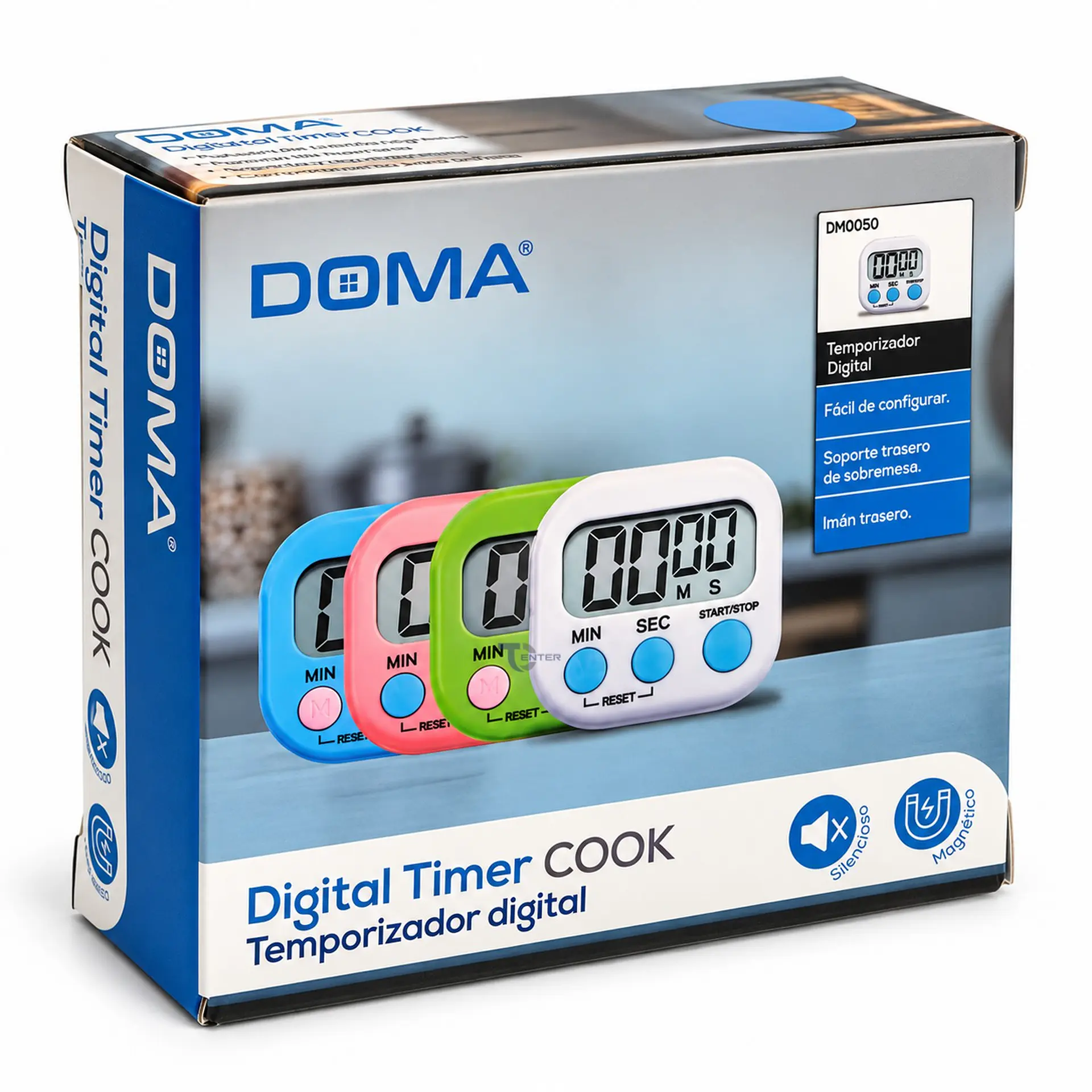Temporizador Digital de Cocina Doma DM0050BL Azul 5