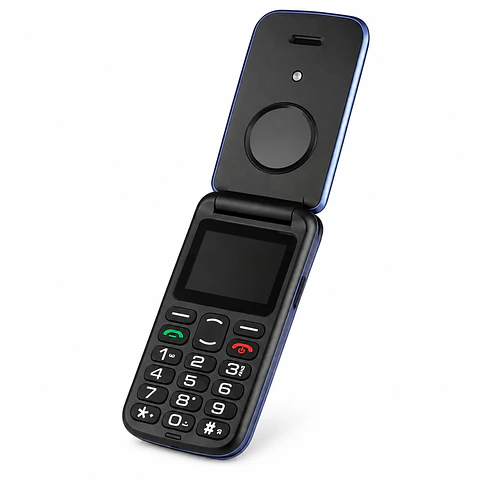Celular Adulto Mayor 4G Flip Tecnolab TL886BL Azul Por Mayor