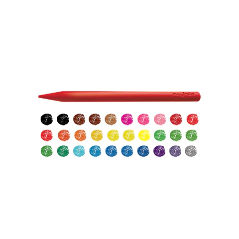 Crayones Carioca Plastello 30 Unidades Por Mayor