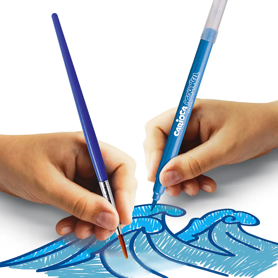 Plumones Acuarelables Carioca Acquarell 12 Unidades Por Mayor 3
