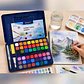 Set 48 Acuarelas en Pastilla Giorgione G-900 con Papel Por Mayor - Miniatura 3
