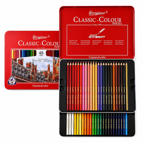Lápices de Colores Giorgione Classic-Colour 48 Caja Metálica Por Mayor