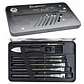 Set 8 Pinceles Giorgione MX001 Pelo Negro Estuche Metálico Por Mayor - Miniatura 3