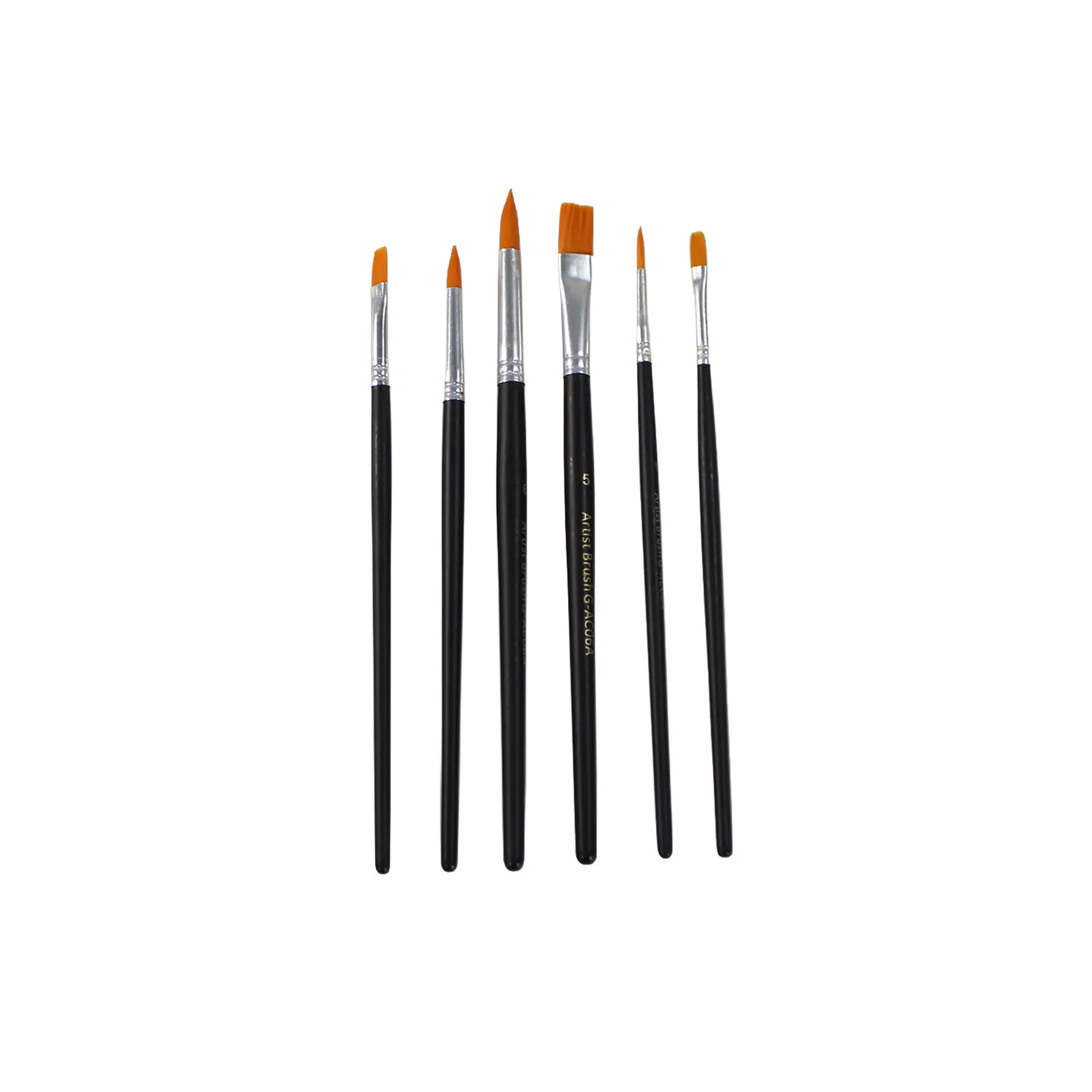 Set 36 Pinturas Acrílicas Giorgione 35 ml + 6 Pinceles Por Mayor 6
