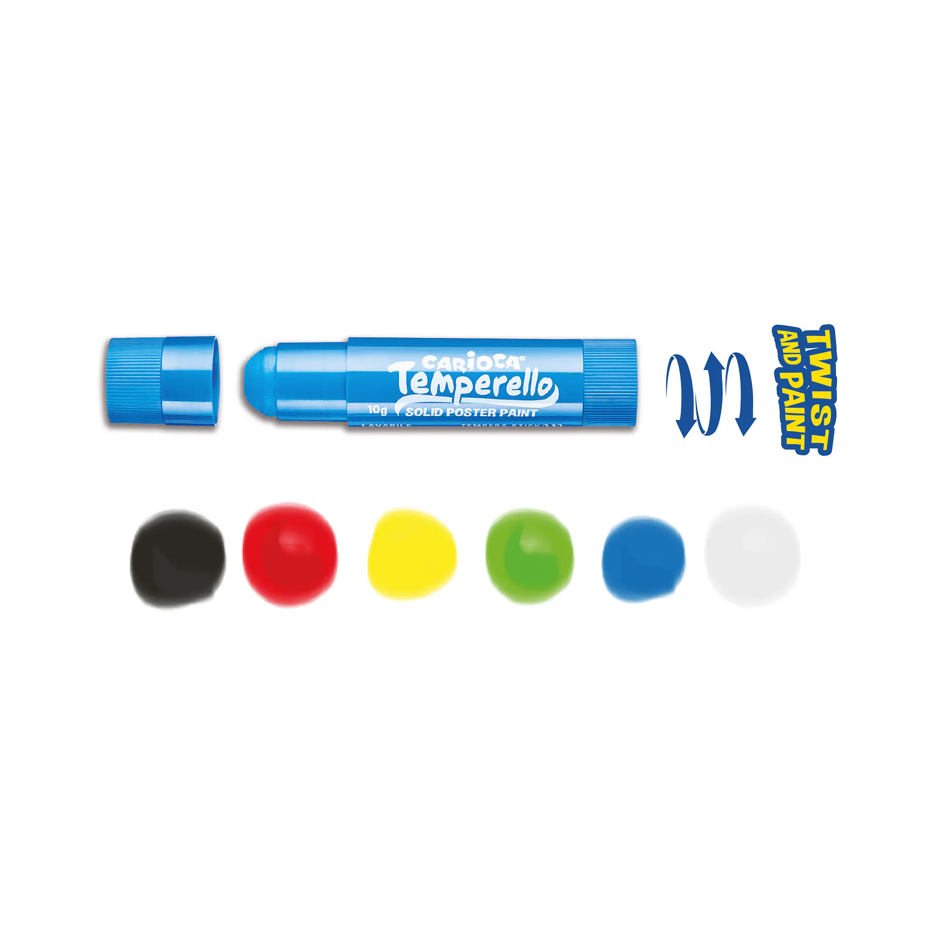 Témperas Sólidas Carioca Temperello 6 Colores Surtidos Por Mayor 2
