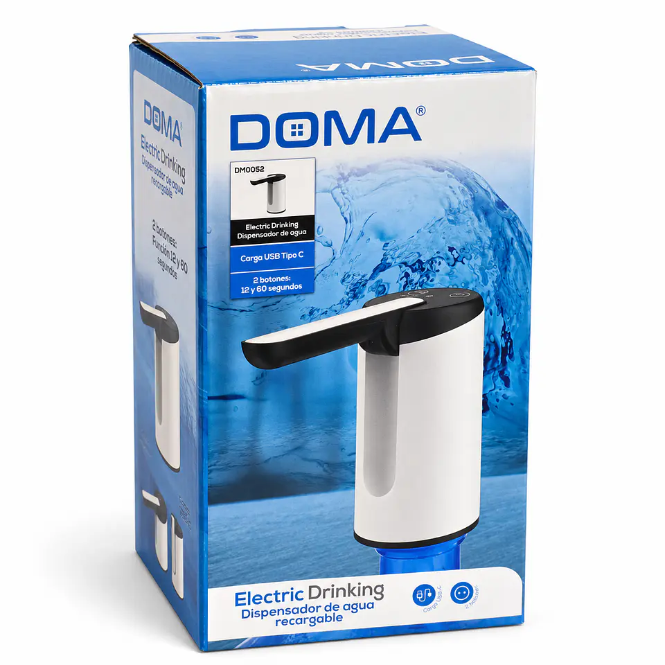 Dispensador de Agua Eléctrico Recargable Doma DM0052 4