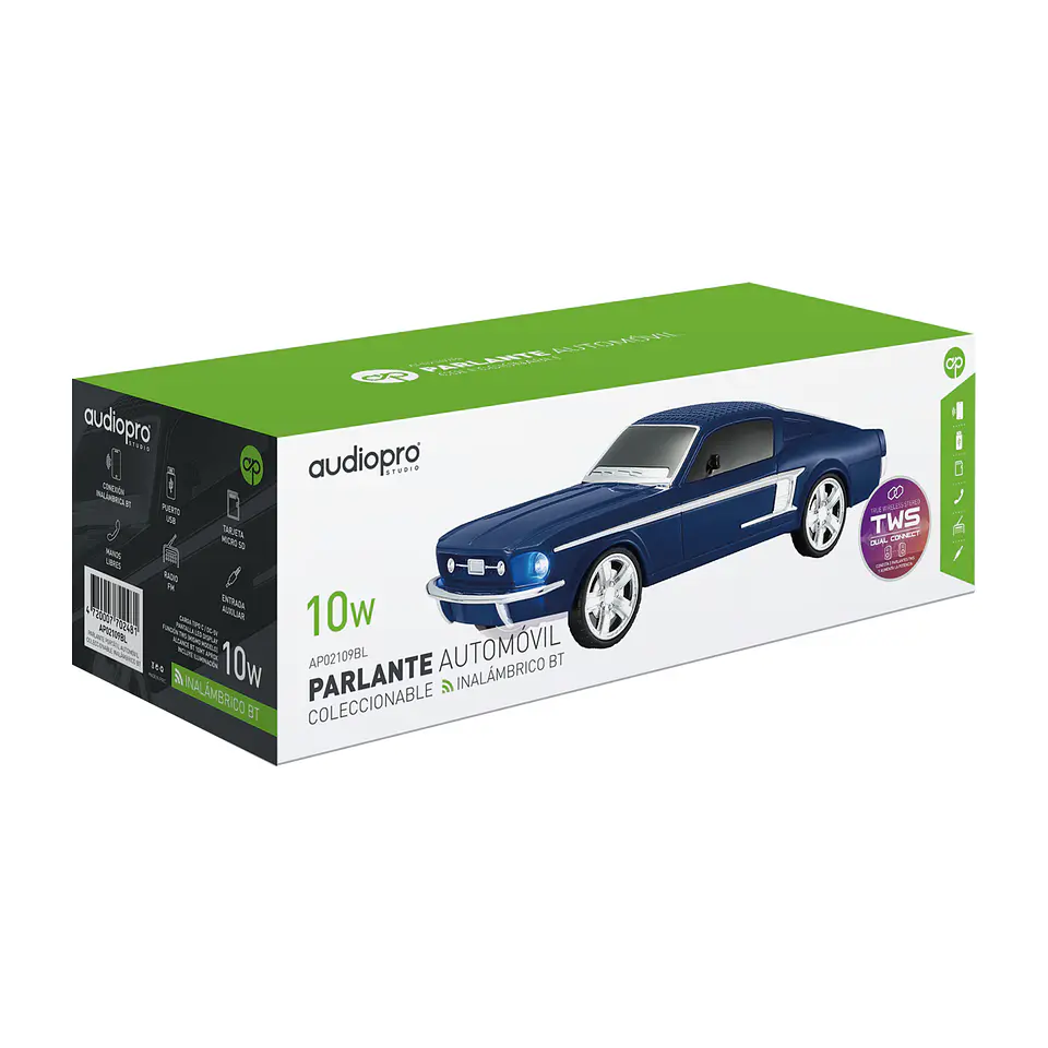 Parlante auto AudioPro AP02109BL Mustang 1967 TWS 5