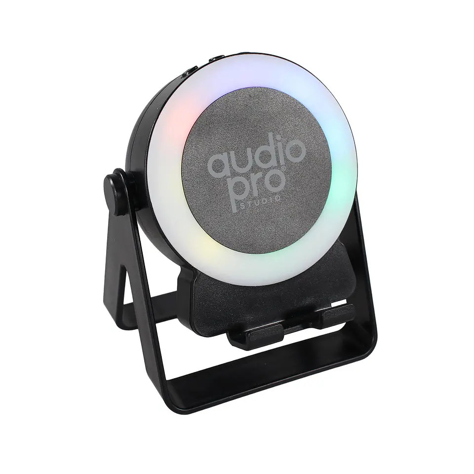 Parlante AudioPro AP02118 GlowDock RGB con soporte 5