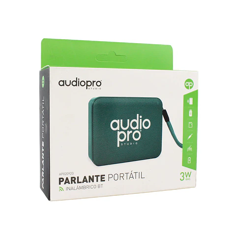 Parlante portátil AudioPro AP02092G Bluetooth FM