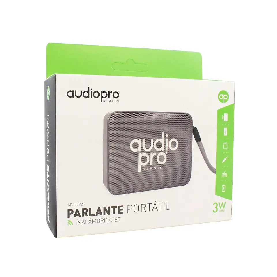Parlante portátil AudioPro AP02092S Bluetooth FM 2