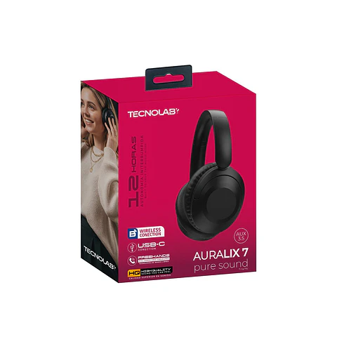 Audífonos Inalámbricos de diadema Tecnolab 03-TL642BK