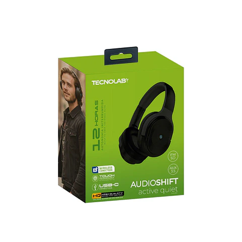 Audífonos Inalámbricos Over-ear Tecnolab 03-TL643BK