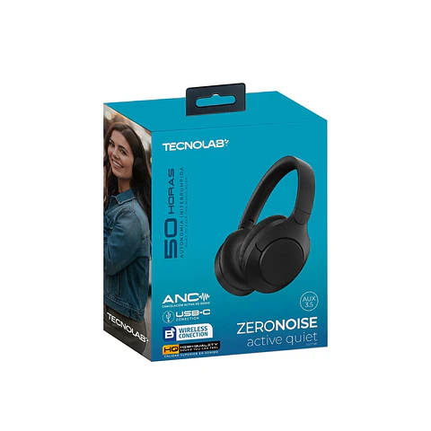 Audífonos Inalámbricos Over-ear Tecnolab 03-TL644BK