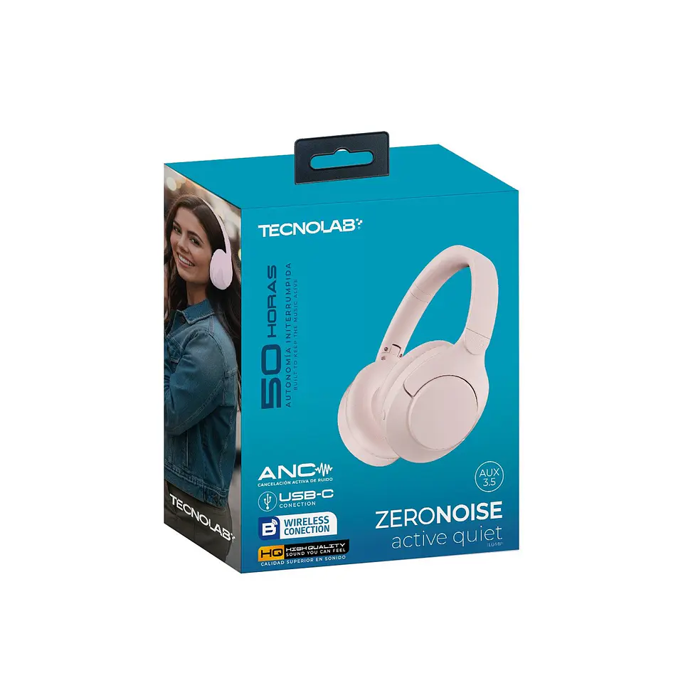 Audífonos Inalámbricos Over-ear TecnoLab 03-TL644P 1
