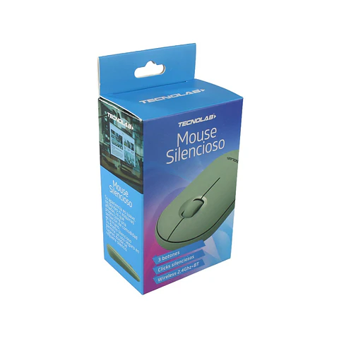 Mouse Óptico Inalámbrico Silencioso Conexión TecnoLab TL779G