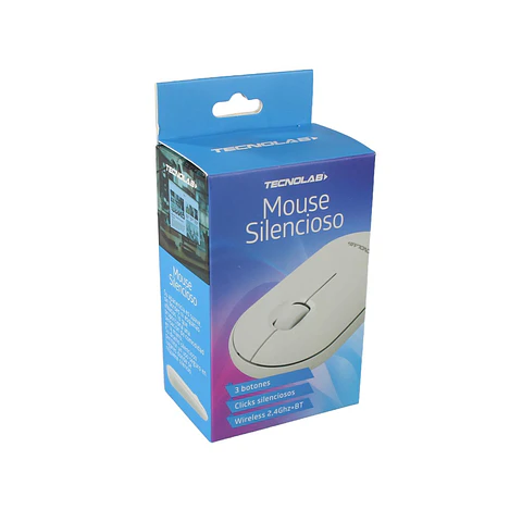 Mouse Óptico Inalámbrico Silencioso Conexión TecnoLab TL779W