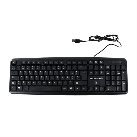Teclado de Escritorio Alámbrico 100% TecnoLab 03-TL857