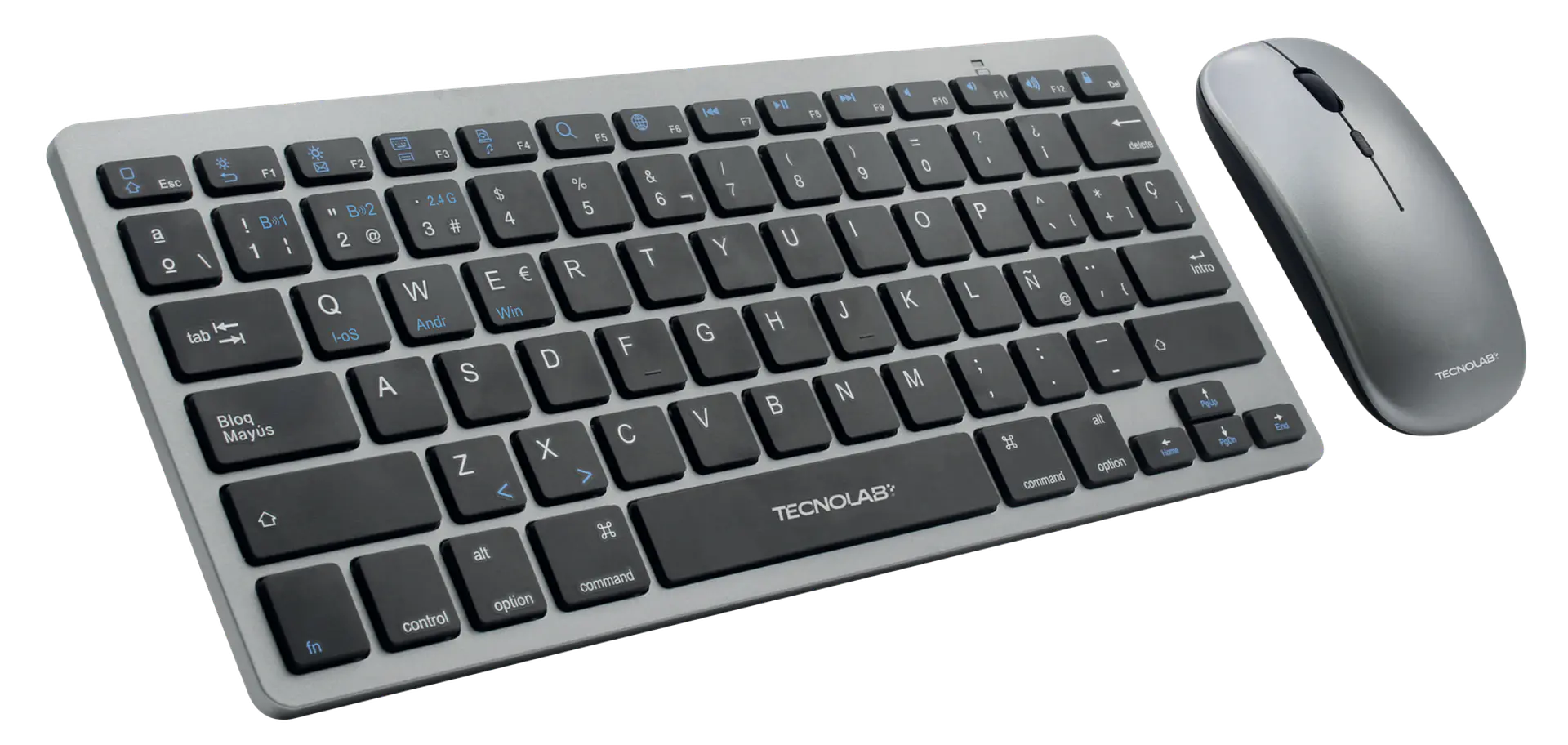 Kit Combo Teclado + Mouse Inalámbrico TecnoLab TL890 2