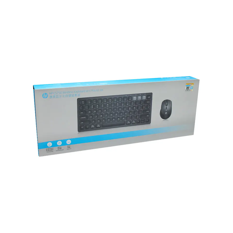 Kit teclado y mouse inalámbrico CS750BK HP 09-HPCS750BK 4