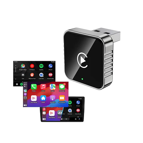 Adaptador Inalámbrico 2 en 1 para CarPlay TecnoLab TL907