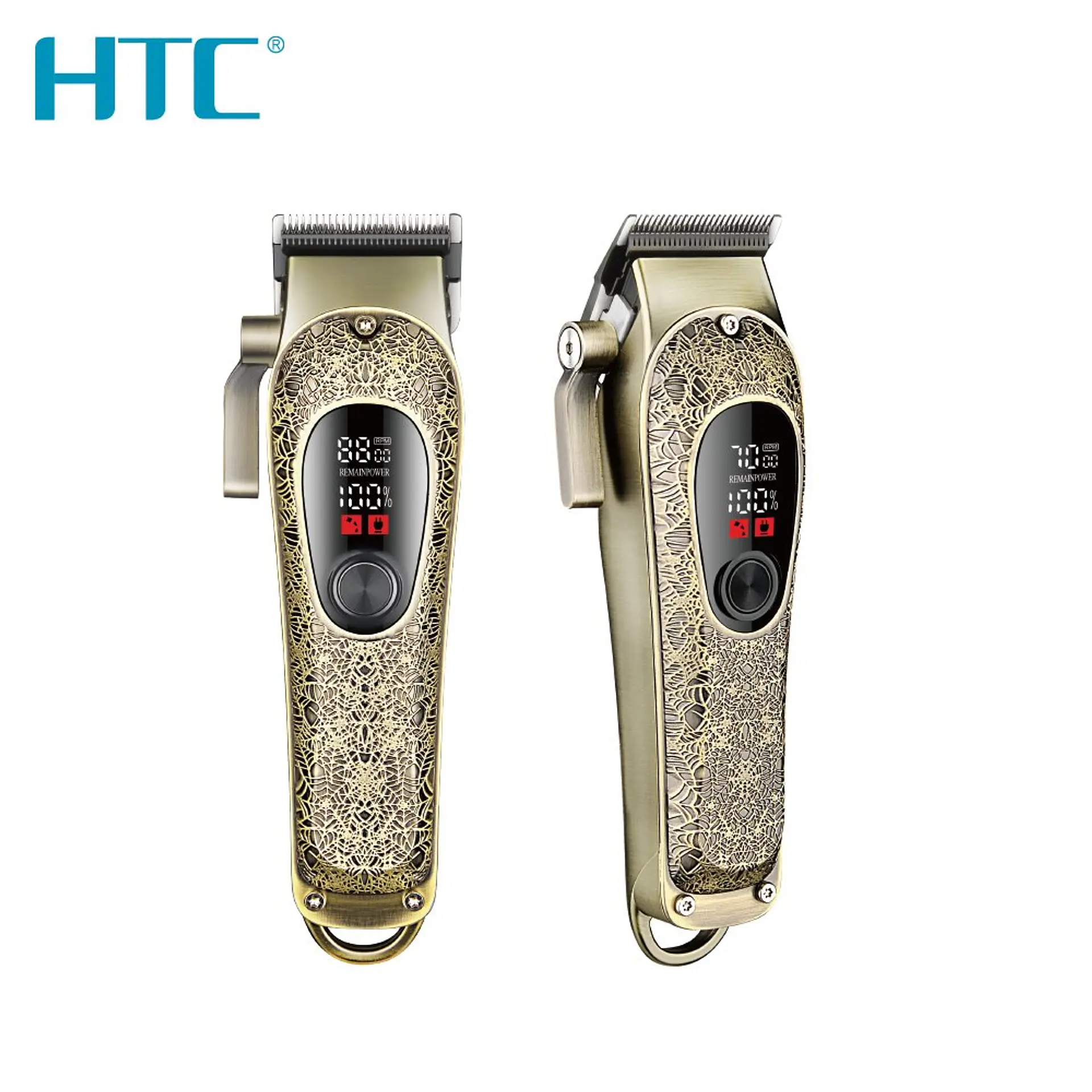 Máquina Clipper Profesional (Carcasa Metálica) HTC 09-AT-736 1
