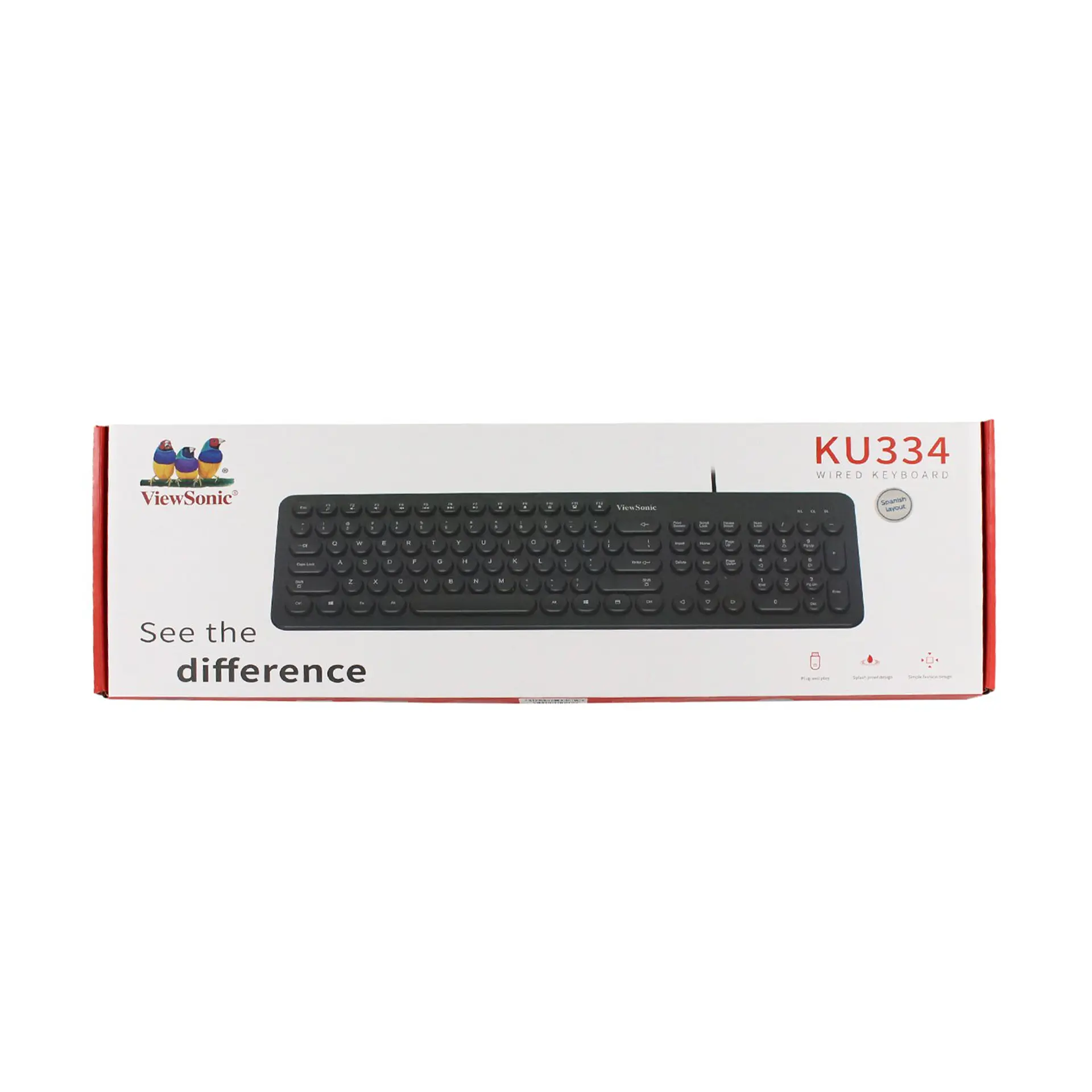 Teclado USB español ViewSonic KU334 1