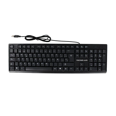 Kit teclado y mouse USB TecnoLab TL623 español
