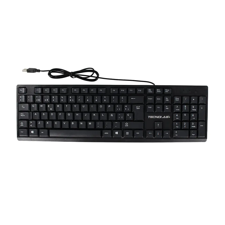 Kit teclado y mouse USB TecnoLab TL623 español 2