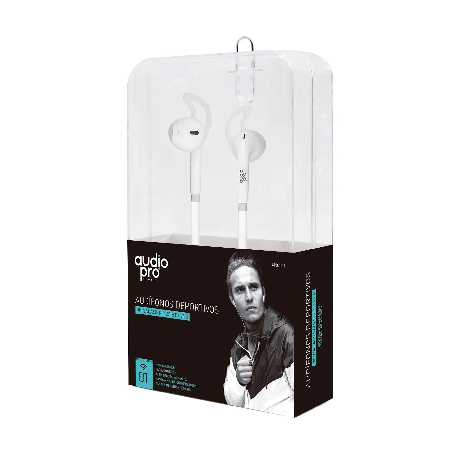 Audífonos deportivos in-ear AudioPro 03-AP02001W 4