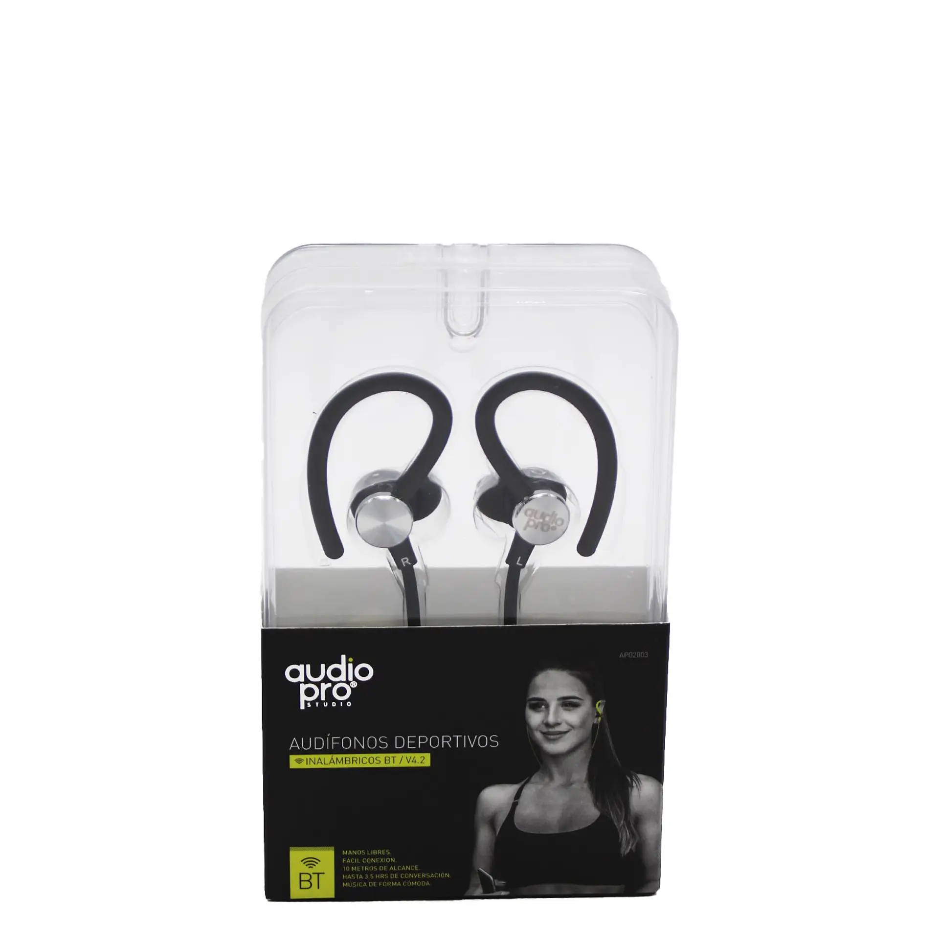 Audífonos In-Ear BT Deportivos AudioPro 03-AP02003BK 3