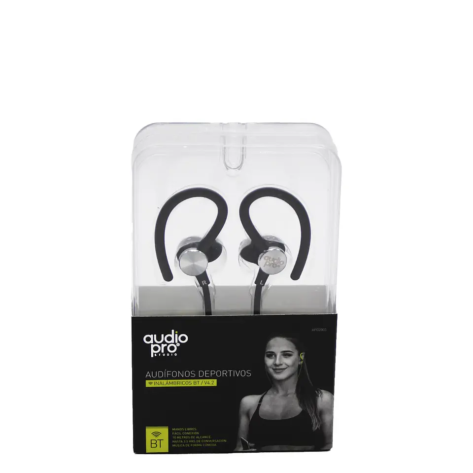 Audífonos In-Ear BT Deportivos AudioPro 03-AP02003BK 3