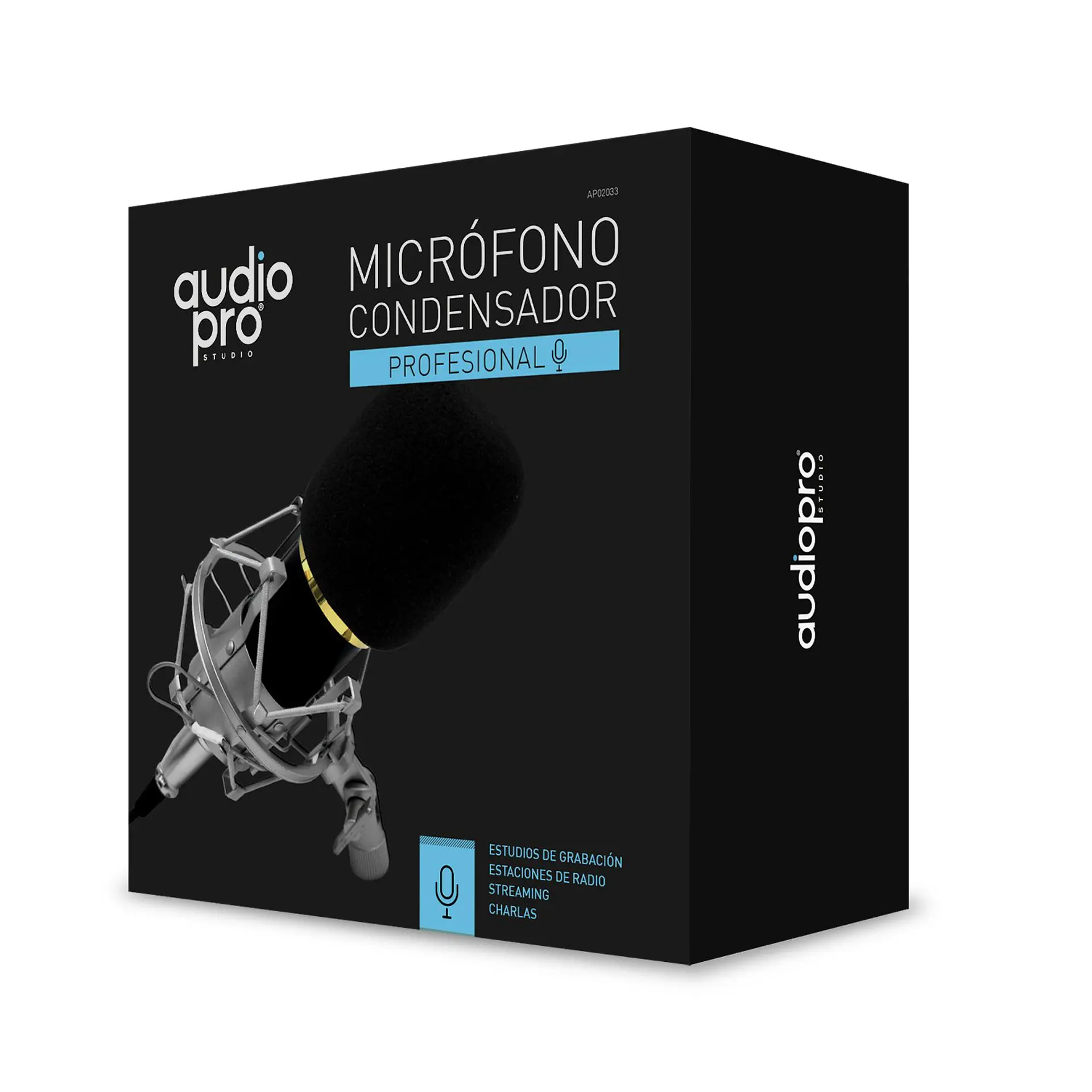 Micrófono condensador profesional AudioPro 03-AP02033 3