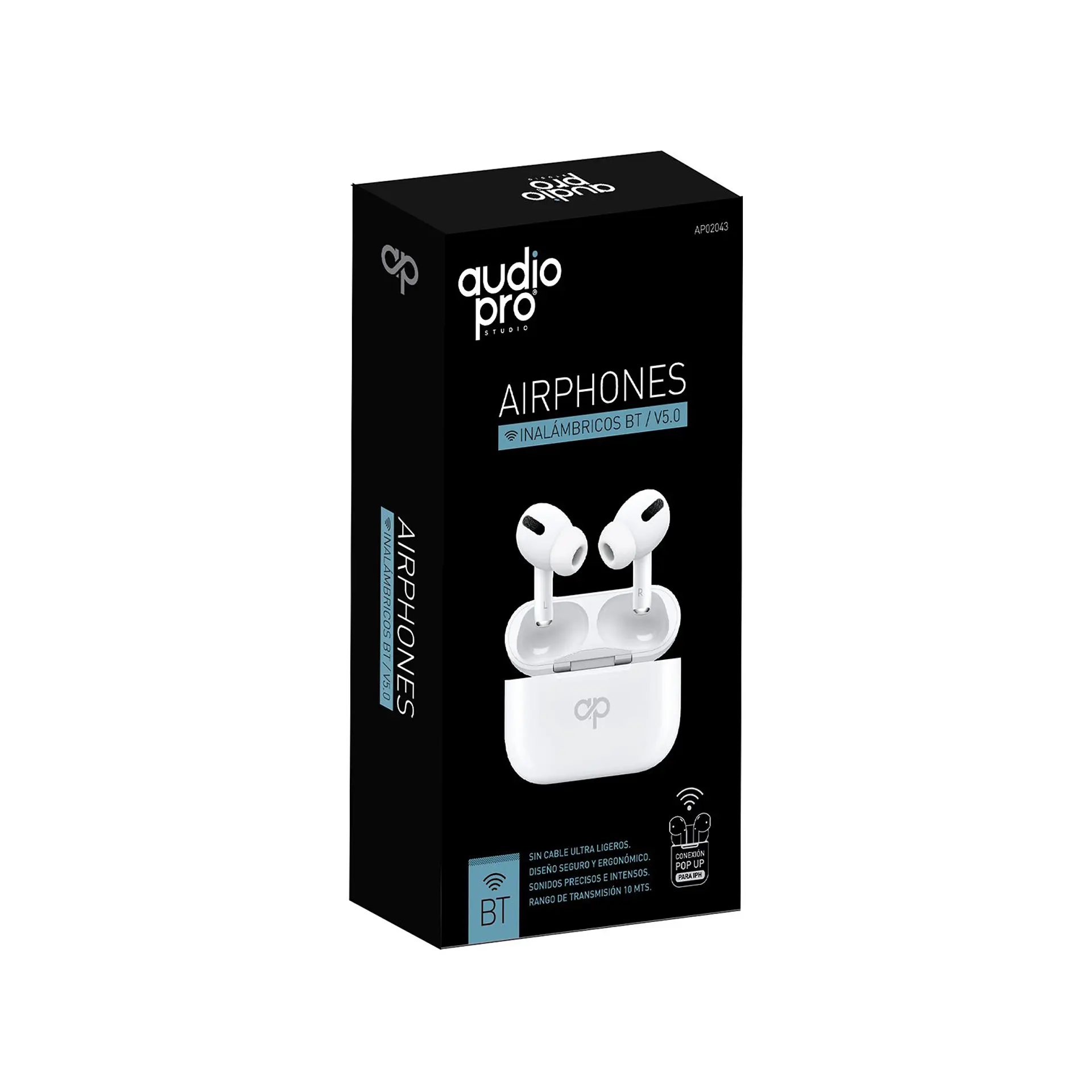 Audífonos inalámbricos Earbuds AudioPro 03-AP02043W 2