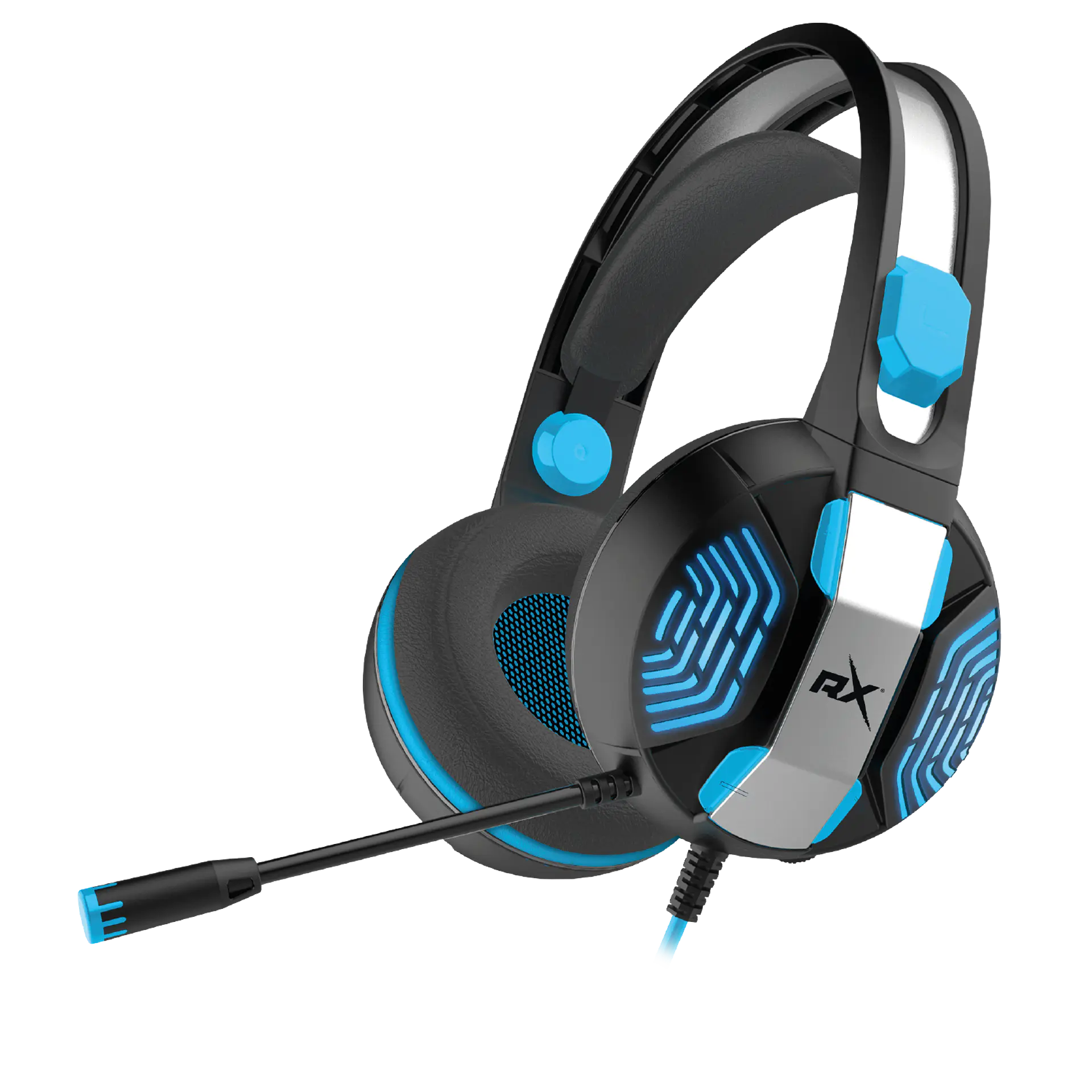 Audífono Gamer Con Led y Micrófono ReptileX 03-RX0039 2
