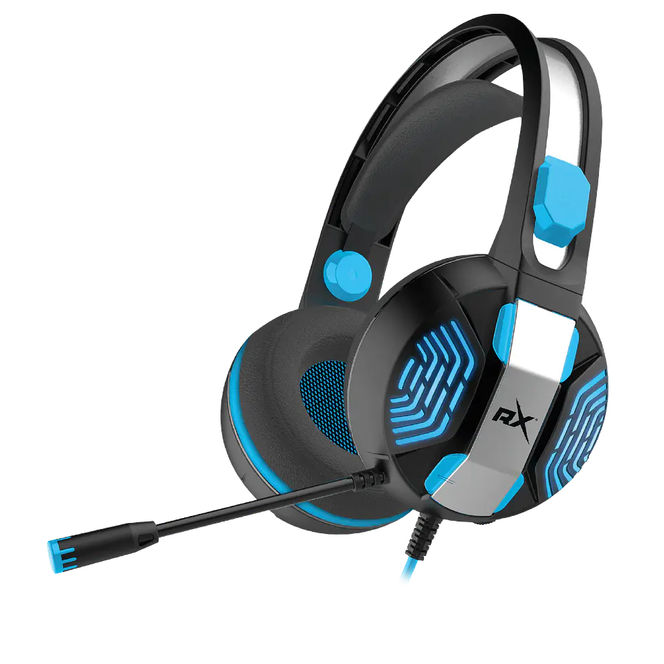 Audífono Gamer Con Led y Micrófono ReptileX 03-RX0039 2
